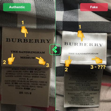 how to tell an authentic burberry tie|burberry coats wash tag.